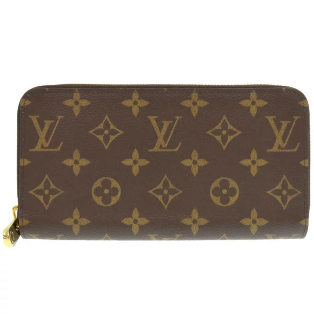 Louis Vuitton Zippy Wallet Monogram Fuschia Pink Round Zipper Long LV